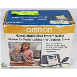 OMRON MANUAL INFLATION BLOOD PRESSURE MONITOR