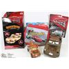 Image 1 : BOX WITH DISNEY CAR ITEMS.