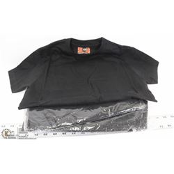 LOT OF 5 EXTRA SMALL AND SMALL BLACK T SHIRTS