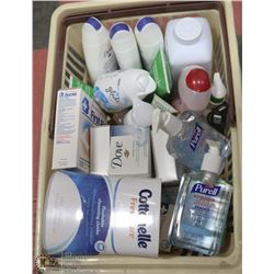 BOX WITH SHAMPOO SOAP & MORE