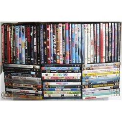 FLAT OF 70+ ASSORTED DVD's AS THEY COME