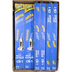 BOX OF HEPA FILTERS FOR VACUUM CLEANERS STYLE CN-1