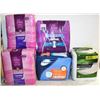 Image 1 : LARGE LOT OF WOMENS PRODUCTS AND 2 BED PROTECTORS