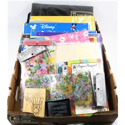 FLAT FULL OF NEW SCRAPBOOKING SUPPLIES
