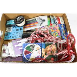 LARGE FLAT FULL OF NEW ARTS & CRAFTS