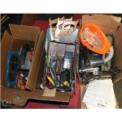 3 BOXES OF ASSORTED TOOLS