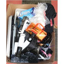 BAILIFF SALON SEIZURE: LARGE BOX OF SALON MISC.