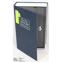 ENGLISH DICTIONARY BOOK SAFE WITH 2 KEYS.
