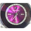 Image 1 : 2) NEW, SWAROVSKI CRYSTAL WATER RESISTANT WATCH