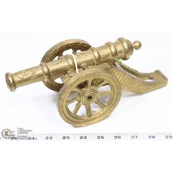 VINTAGE HEAVY BRASS CANNON