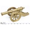 Image 1 : VINTAGE HEAVY BRASS CANNON