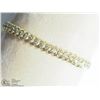Image 2 : 22) 10KT GOLD 70 DIAMONDS BRACELET