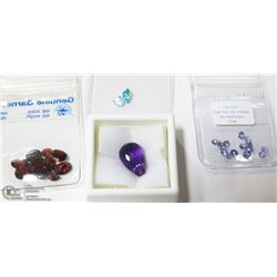 23) ASSORTMENT OF LOOSE GEMSTONES