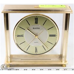 BULOVA QUARTZ MANTLE CLOCK