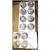 Image 1 : LOT OF 12 NEW FROSTED VOTIVE CANDLE HOLDERS