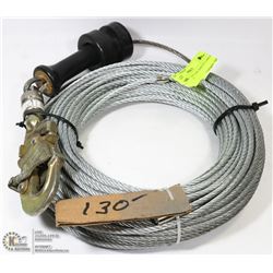DBI-SALA  FAST-LINE SAFETY CABLE & HOOK  130'.