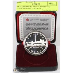 1834-1984 RCM 150TH TORONTO ANNIVERSARY SILVER