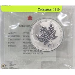 2004 RCM 1 OZ FINE SILVER .9999 COIN.