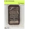 Image 1 : JOHNSON MATTHEY 1 TROY OUNCE FINE SILVER BAR.