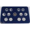 Image 2 : RCM 1992 COMMEMORATIVE 25 CENT COLLECTION SET -