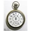 Image 1 : VINTAGE ELGIN SILVER CASE POCKET WATCH.