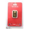 Image 1 : RMC 2.5G GOLD BAR
