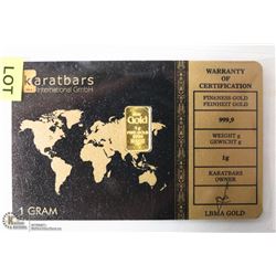 ISTANBUL 1G .999 GOLD BAR.