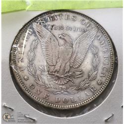 1889 MORGAN SILVER DOLLAR.