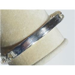 27) STERLING SILVER MEDICAL ALERT BRACELET