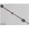 Image 1 : 46) 14KT GOLD BRACELET W/ ALEXANDRITE & DIAMONDS