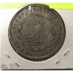 1880 MORGAN SILVER DOLLAR.