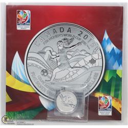 2015 FIFA WORLD CUP $20 .9999 SILVER COIN,