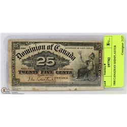 1900 CANADIAN SHINPLASTER