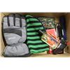 Image 1 : BOX W/MEN'S HERCULES WINTER GLOVES (L),