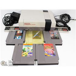 ORIGINAL NINTENDO ENTERTAINMENT SYSTEM WITH 2