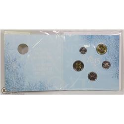 2015 PEACE & JOY UNC GIFT COIN SET WITH SPECIAL
