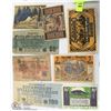 Image 1 : 8 GERMAN BANK NOTES.
