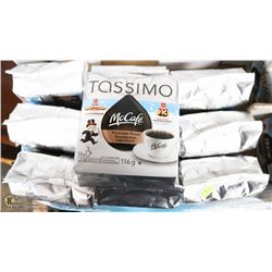 10 BAGS OF TASSIMO MCCAFE PREMIUM ROAST COFFEE
