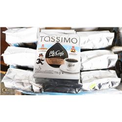 10 BAGS OF TASSIMO MCCAFE PREMIUM ROAST COFFEE