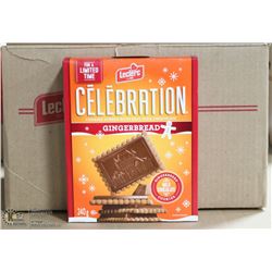 CASE OF LECLERC GINGERBREAD CHOCOLATE COOKIES