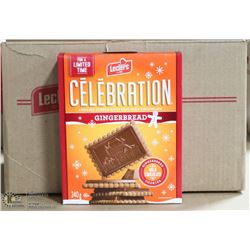 CASE OF LECLERC GINGERBREAD CHOCOLATE COOKIES
