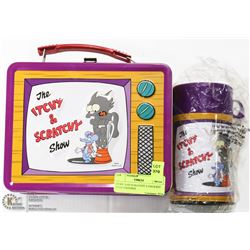 ITCHY AND SCRATCHY LUNCH KIT WITH THERMOS