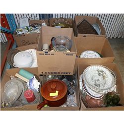 ESTATE PALLET OF COLLECTIBLE DISHWARES.