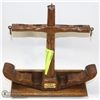 Image 1 : VINTAGE SHIP ANCHOR WOOD PIPE STAND,