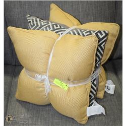 BUNDLE OF 3 SHOWHOME DECORATIVE THROW PILLOWS