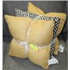 Image 1 : BUNDLE OF 3 SHOWHOME DECORATIVE THROW PILLOWS