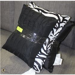 BUNDLE OF 3 SHOWHOME DECORATIVE THROW PILLOWS