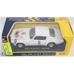 1:24 DIE CAST 1973 FIREBIRD TRANS AM.