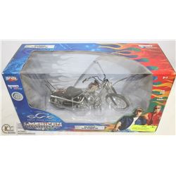 1:10 DIE CAST OLD SCHOOL CHOPPER MOTORCYCLE.