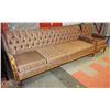 Image 1 : ART DECO PERIOD 4 SEATER 85" SOFA & 26" MATCHING